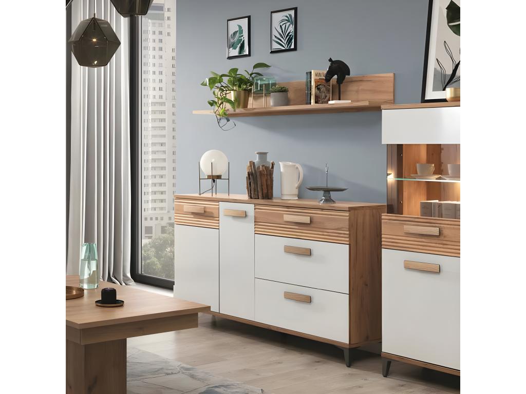 Natural Oak Wood Sideboard