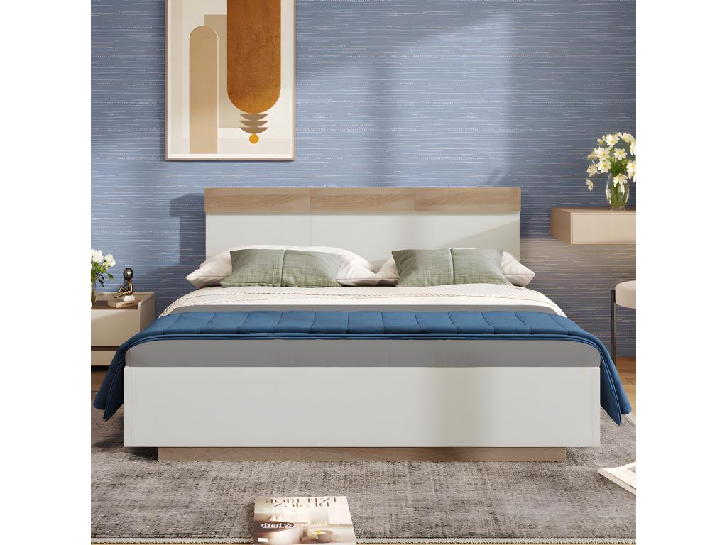 White Bed Frame, 140 x 200 cm