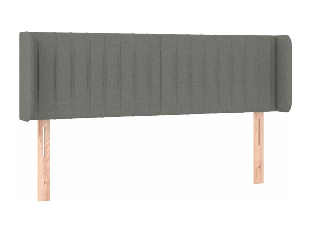 Gray Fabric Headboard, 147 x 16 x 78 cm