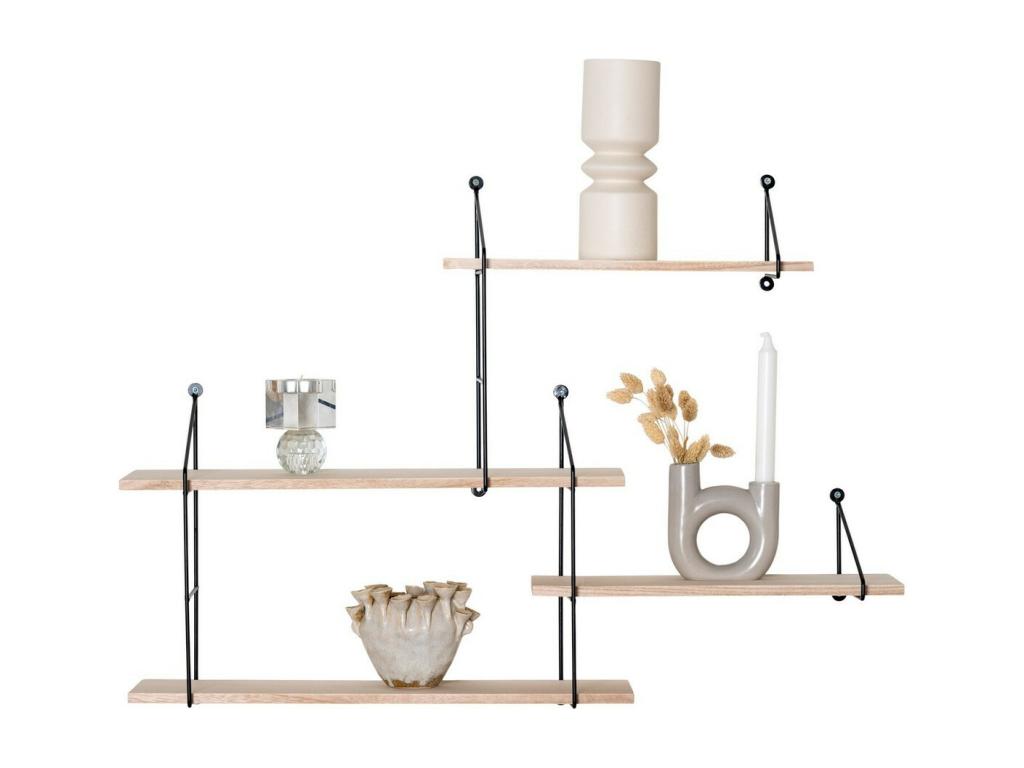 Black Shelf, 17.5 x 99 x 62 cm