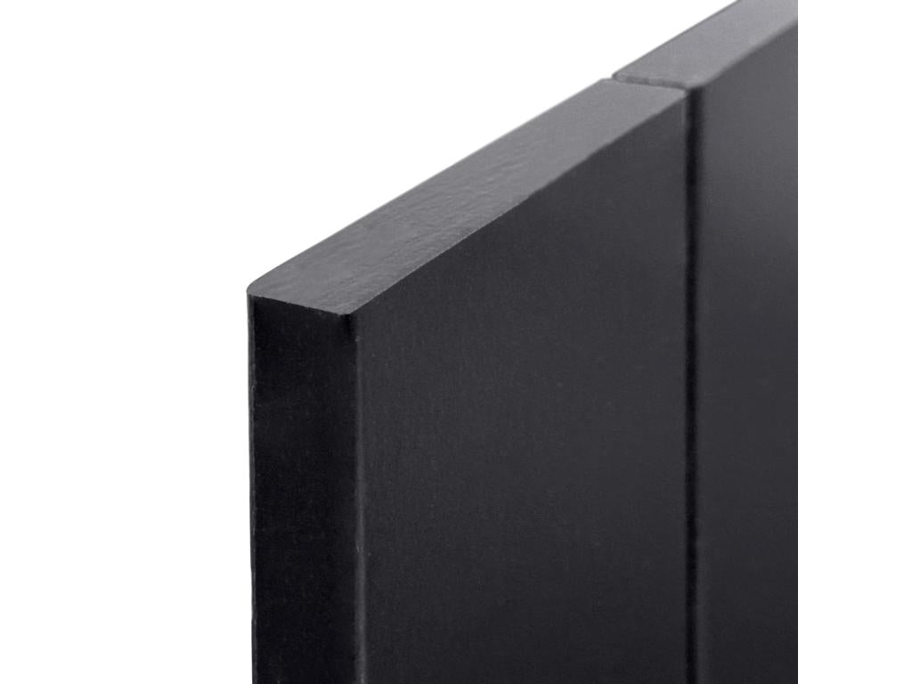 Black Headboard, 135 x 46 cm