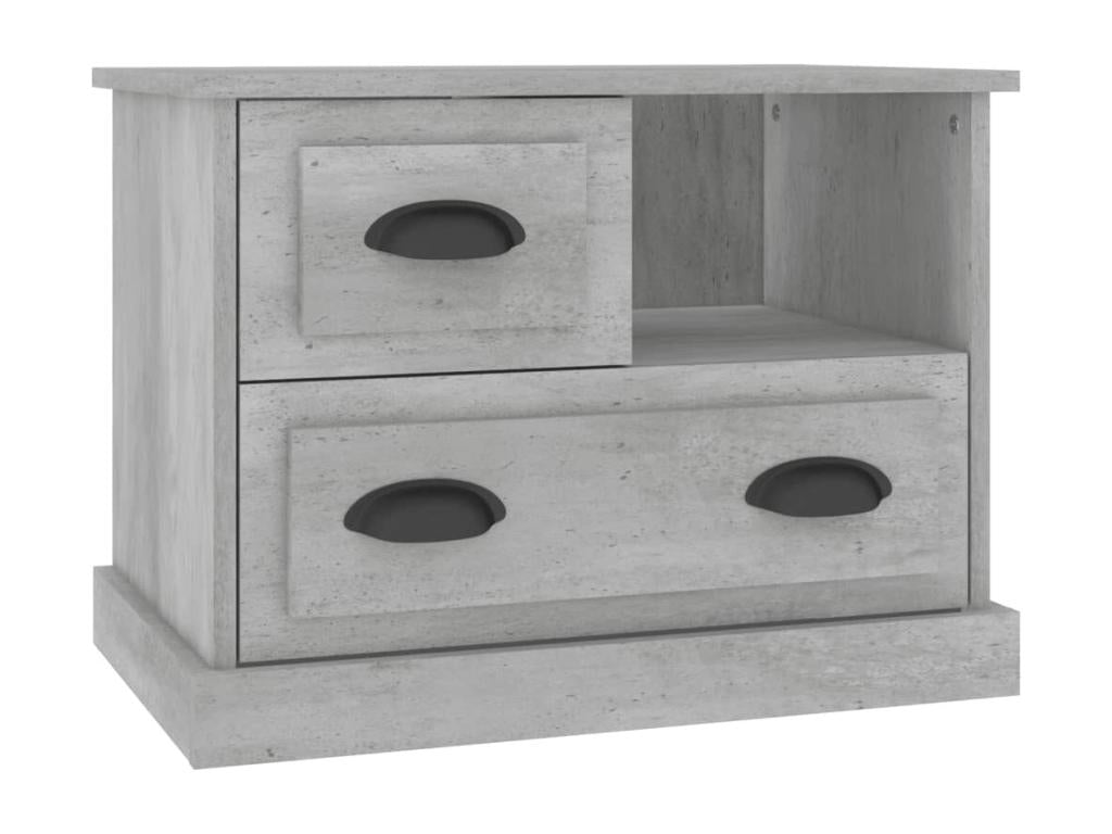 Gray Nightstand, 60 x 39 x 45 cm