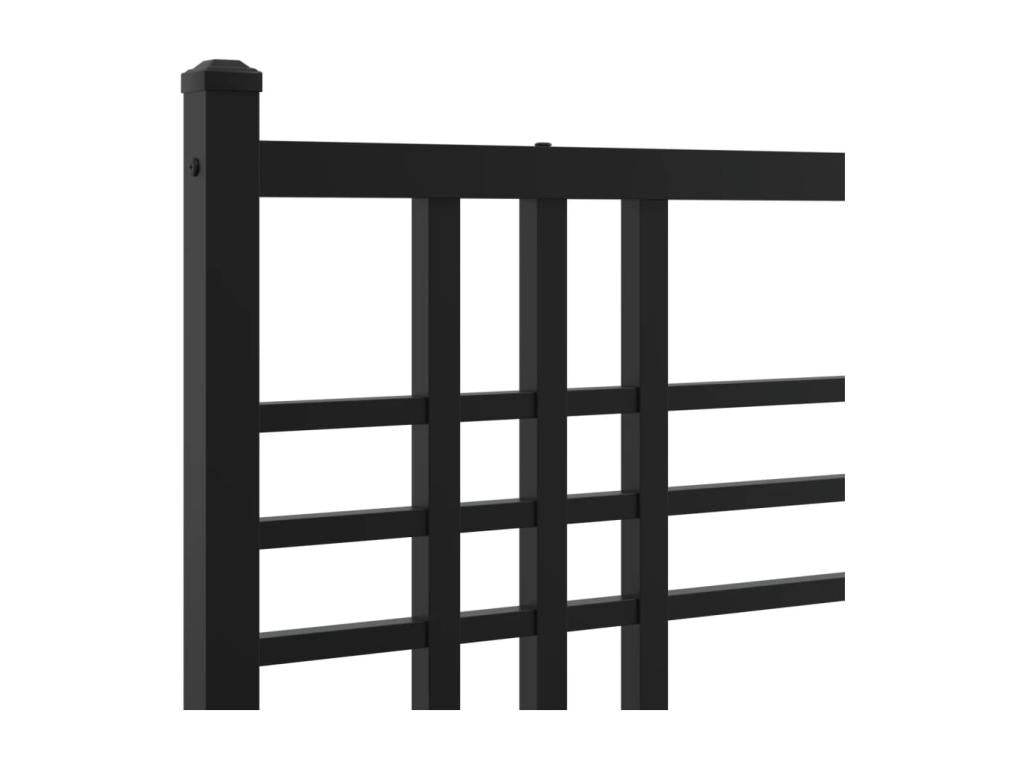 Black Metal Headboard