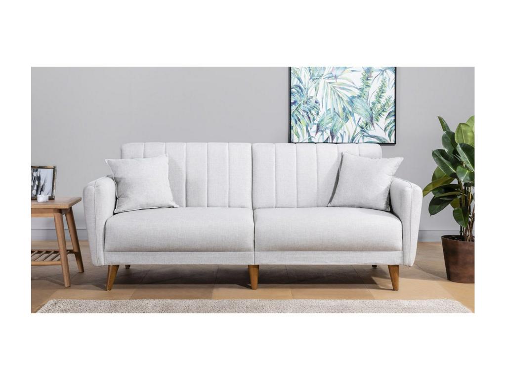Beige Fabric Sofa