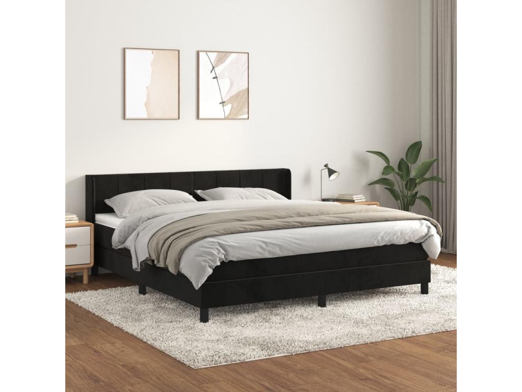 Black Velvet Mattress, 180 x 200 cm