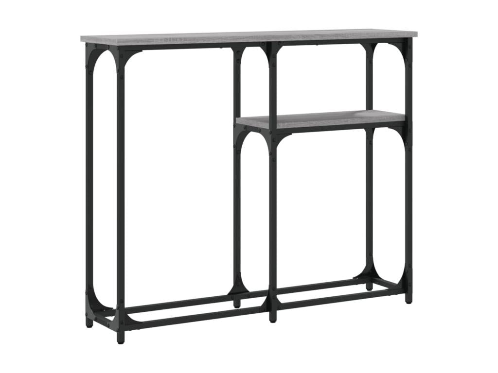 Gray Engineered Wood Table, 90 x 22.5 x 75 cm