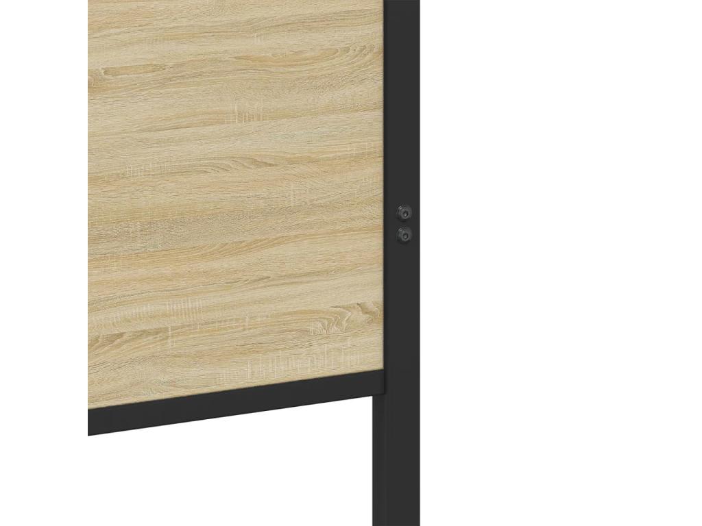 Brown Oak Wood Mattress, 200 x 200 cm - dlz1766579554987