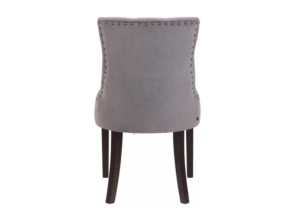 Gray Velvet Chair