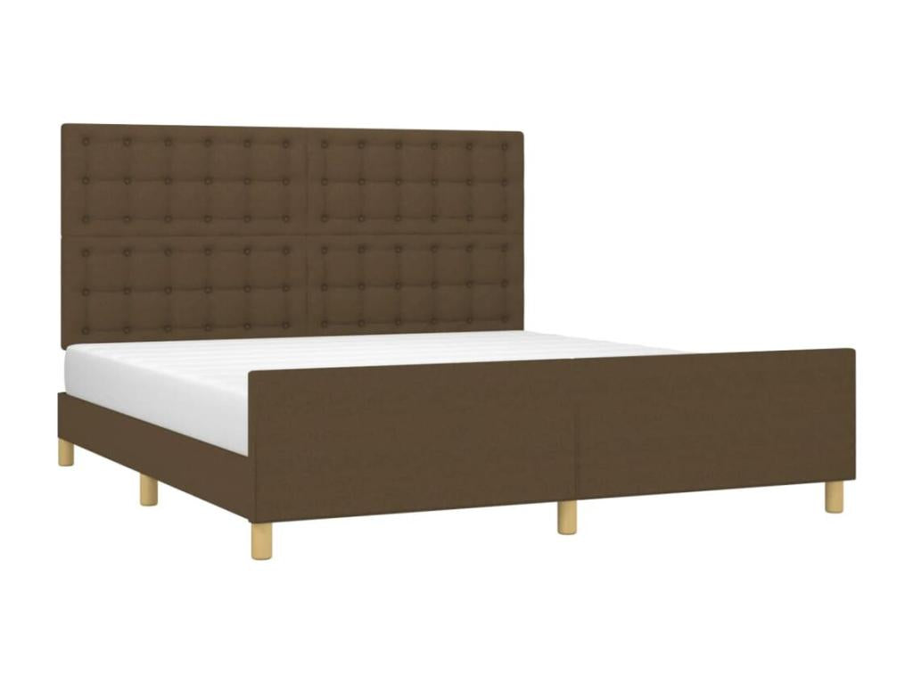 Brown Fabric Headboard, 180 x 200 cm
