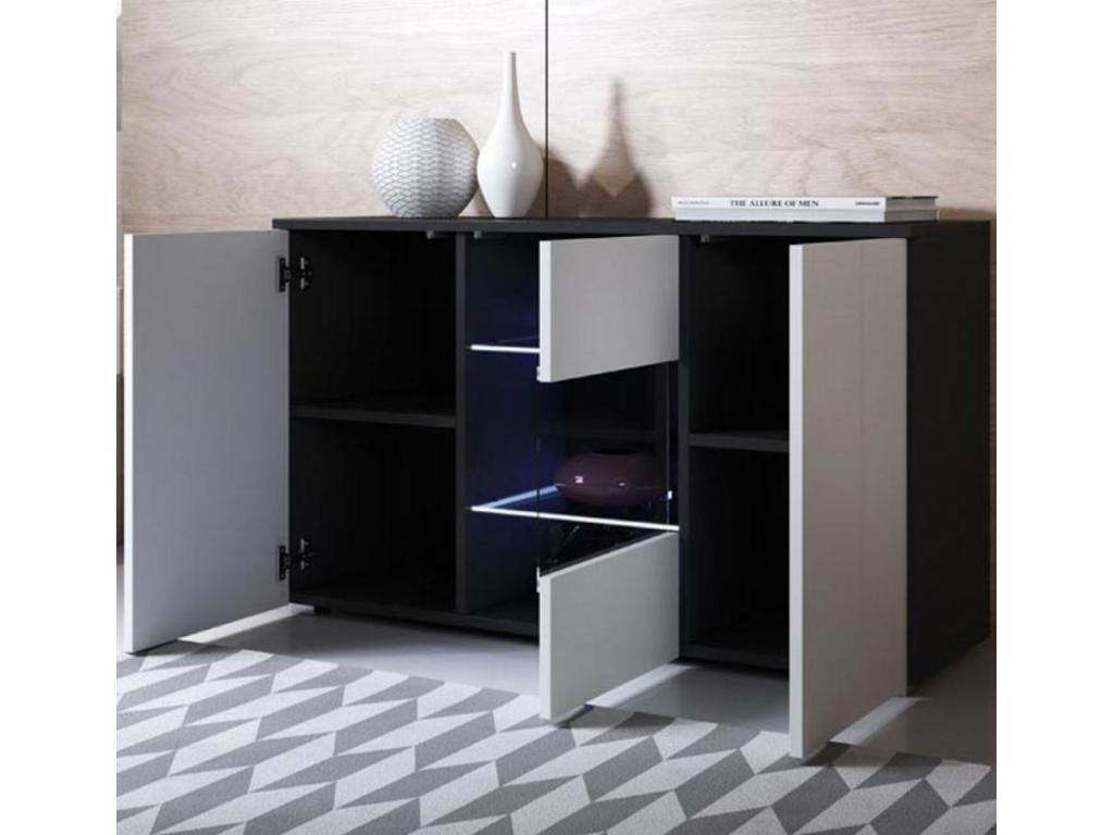 Black Sideboard, 120 x 40 x 72 cm