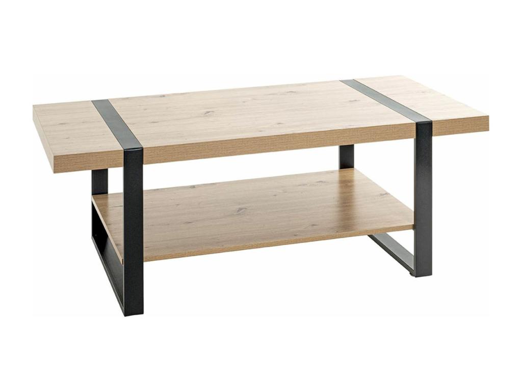 Natural Oak Wood Coffee Table