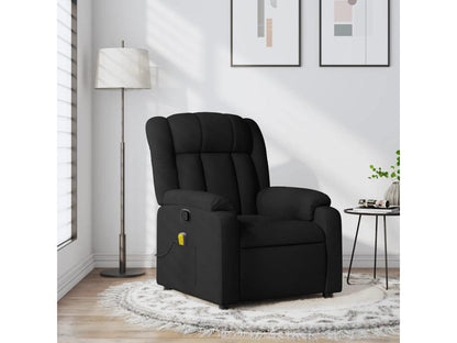 Black Fabric Accent Chair