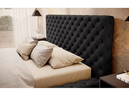 Black Leather Headboard, 160 x 200 cm