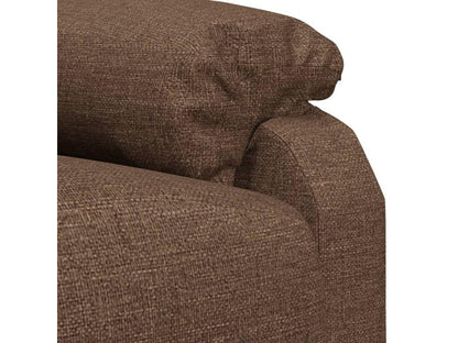 Brown Fabric Accent Chair
