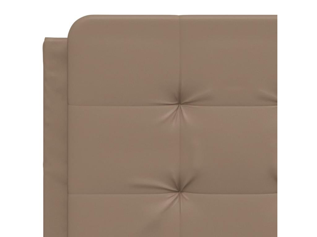 Brown Faux Leather Headboard - dlz1766579526787