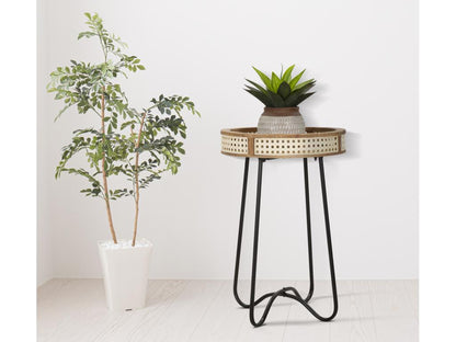 Brown Metal Coffee Table, 40 x 60 cm