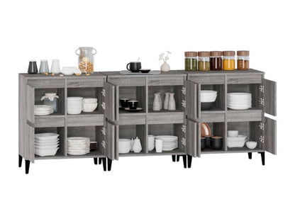 Gray Engineered Wood Sideboard, 60 x 35 x 70 cm - dlz1766579462788