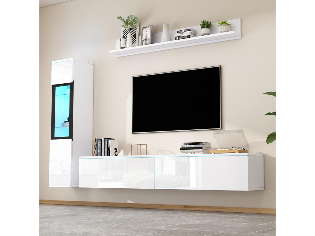 White TV Stand Set