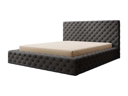 Black Leather Headboard, 160 x 200 cm
