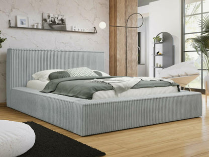 Gray Bed Frame, 192 x 230 x 81 cm
