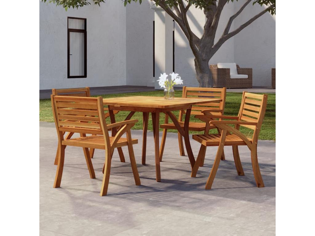 Brown Table, 110 x 110 x 75 cm