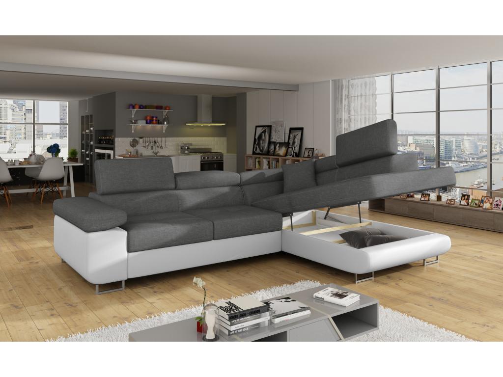 White Fabric Sofa