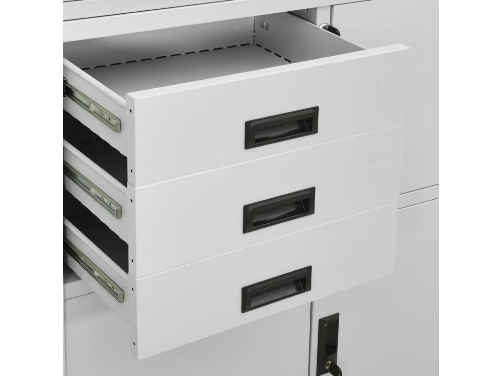 Gray Wardrobe, 90 x 40 x 180 cm