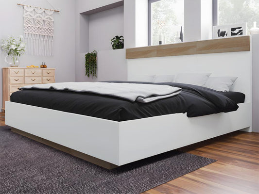 White Bed Frame, 140 x 200 cm