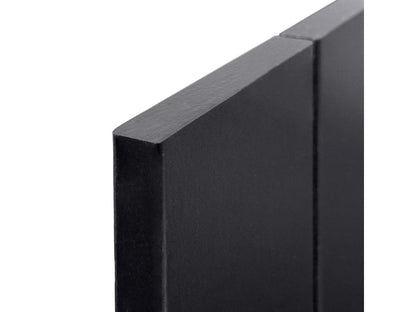 Black Headboard, 135 x 46 cm