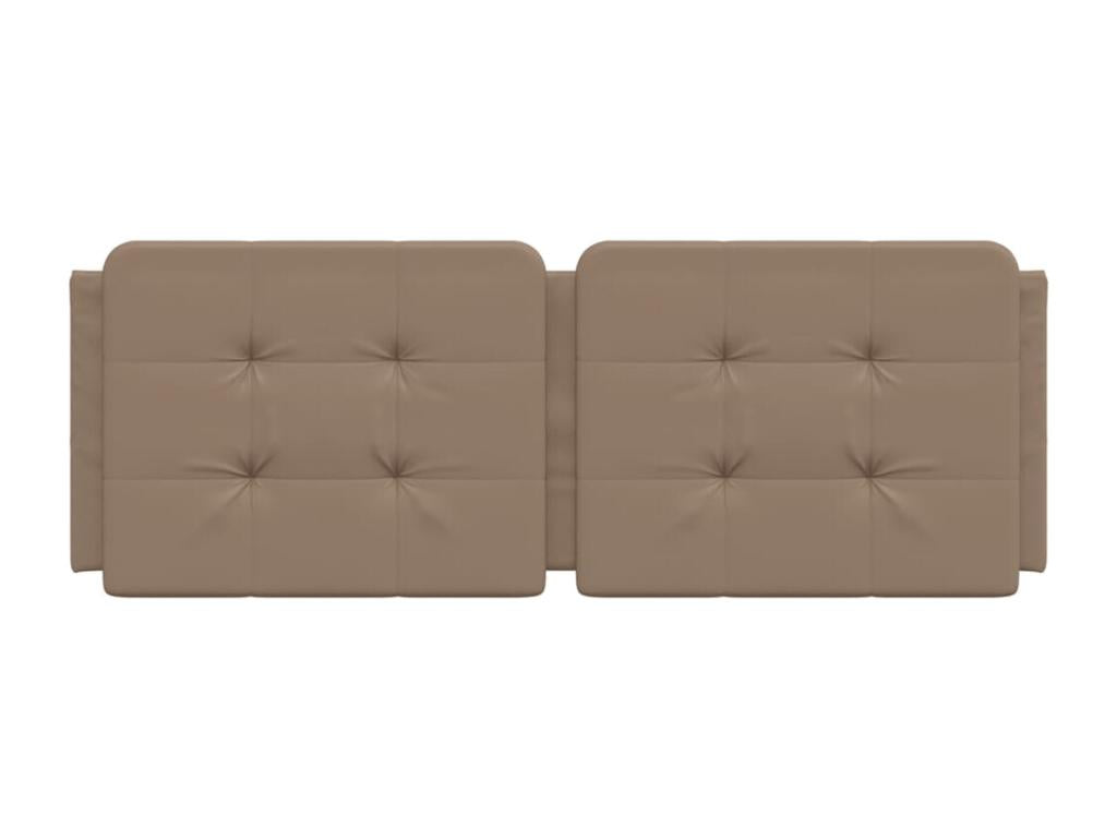 Brown Faux Leather Headboard - dlz1766579526787