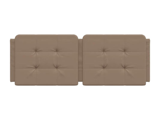 Brown Faux Leather Headboard - dlz1766579526787