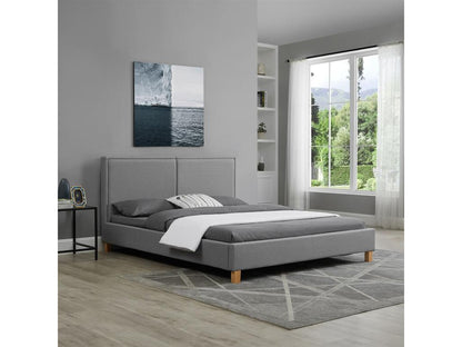 Gray Fabric Headboard, 160 x 200 cm