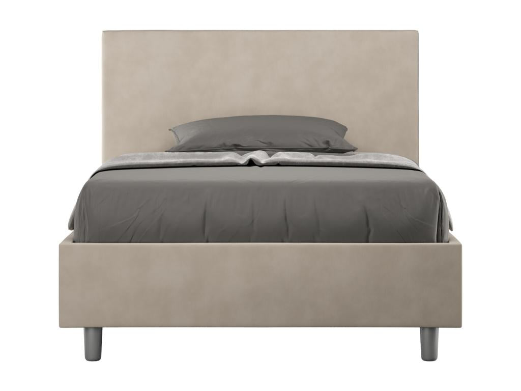 Beige Bed Frame, 120 x 200 cm
