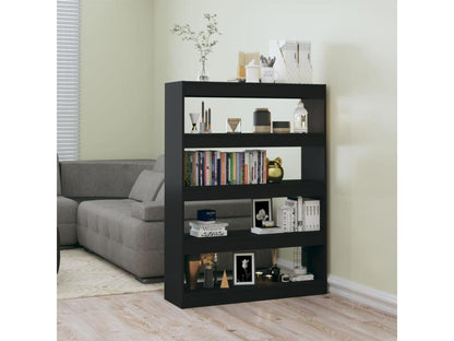 Black Bookcase, 100 x 30 x 135 cm