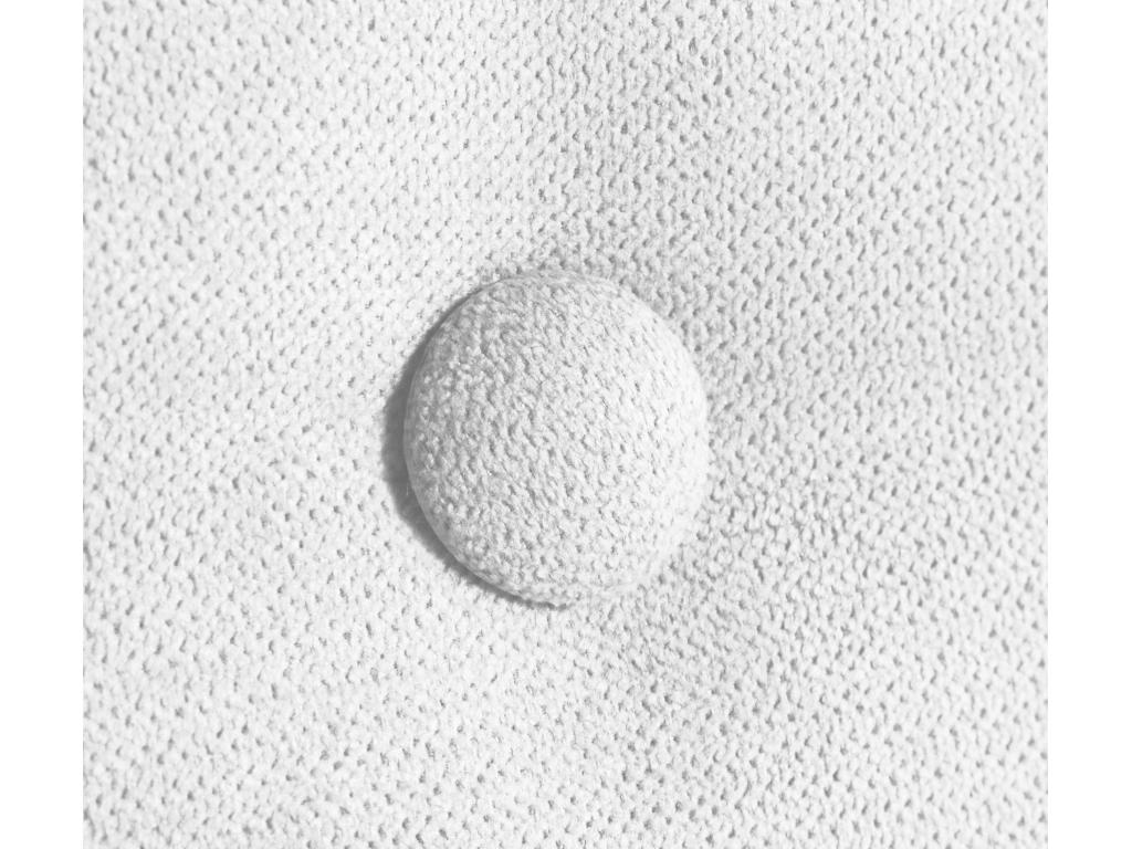 White Fabric Headboard, 90 x 105 cm