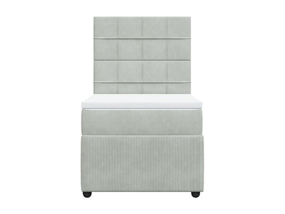 Gray Velvet Mattress, 100 x 200 cm - dlz1766579939782