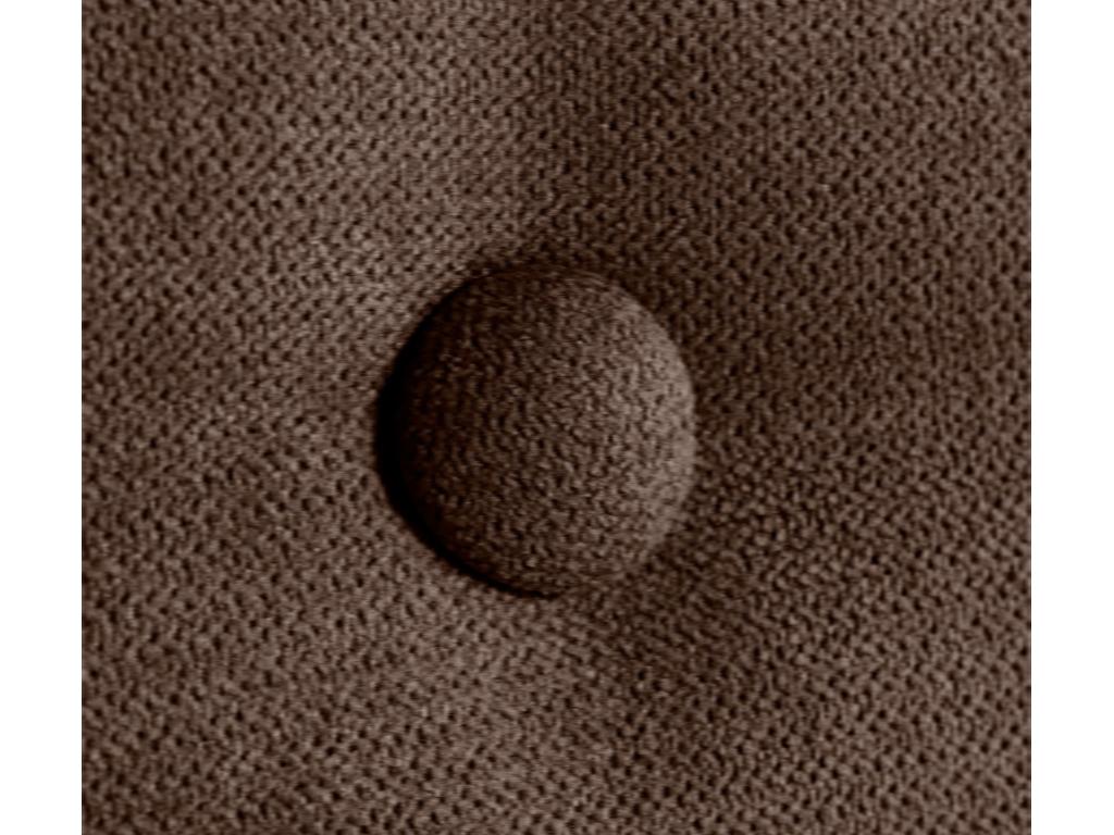 Brown Fabric Headboard, 95 x 105 cm