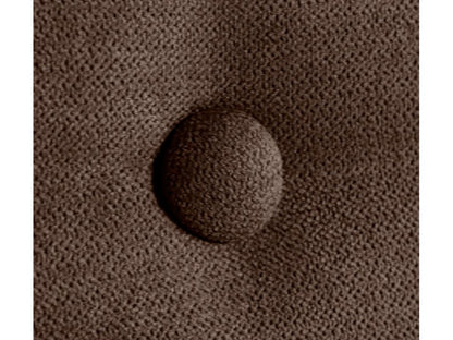 Brown Fabric Headboard, 95 x 105 cm