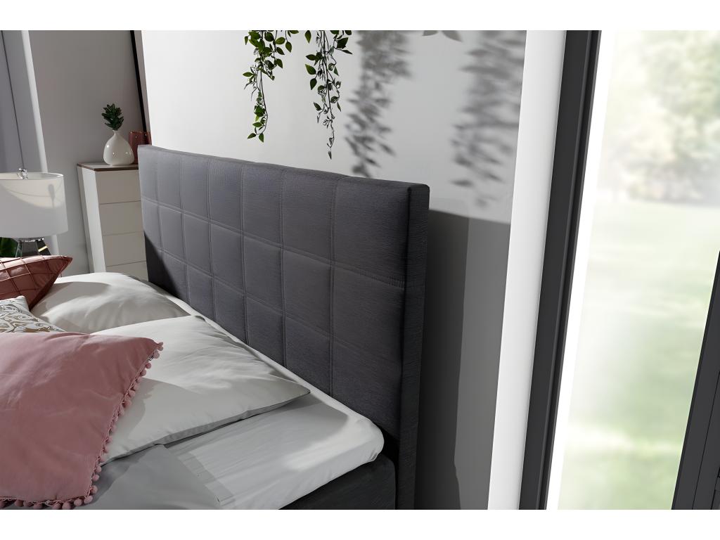 Anthracite Headboard Set, 160 x 200 cm
