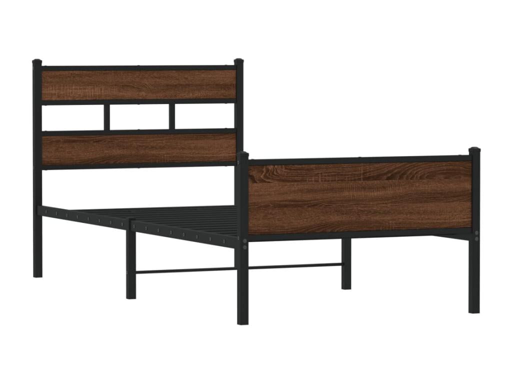 Brown Oak Wood Mattress, 107 x 203 cm