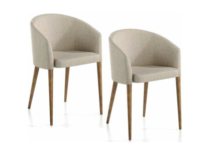 Beige Fabric Chair