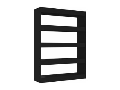 Black Bookcase, 100 x 30 x 135 cm