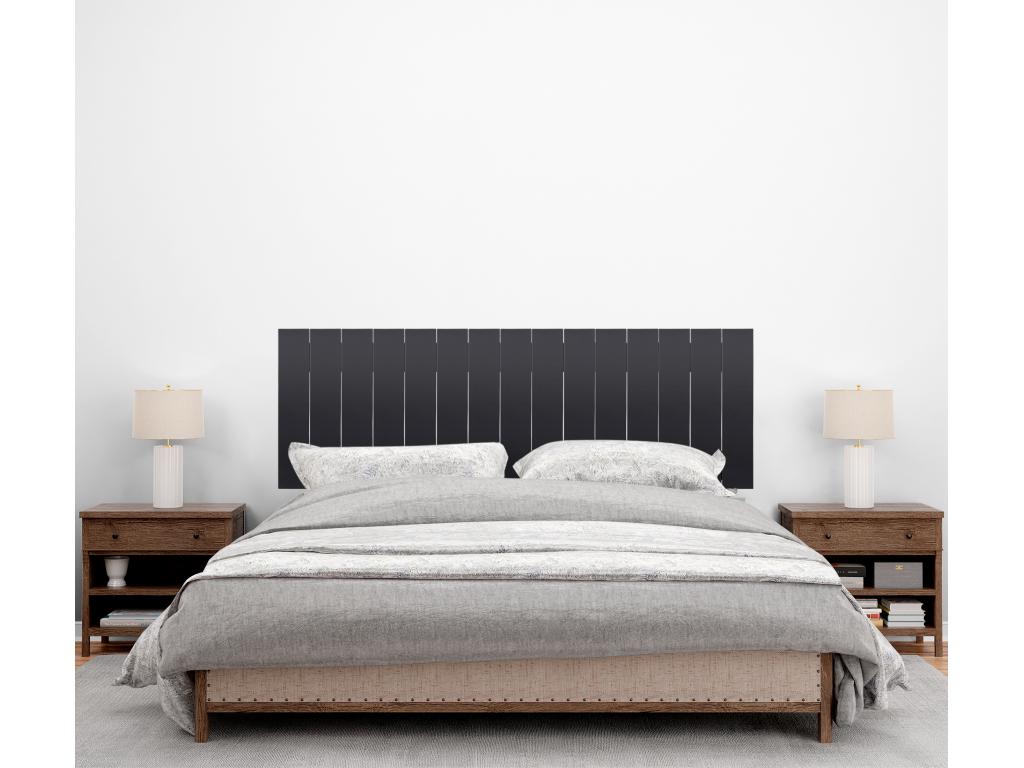 Black Headboard, 135 x 46 cm