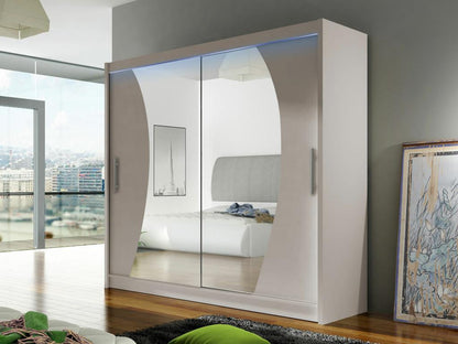 Brown Wardrobe, 215 x 180 x 58 cm