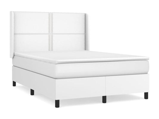 White Faux Leather Mattress, 140 x 190 cm