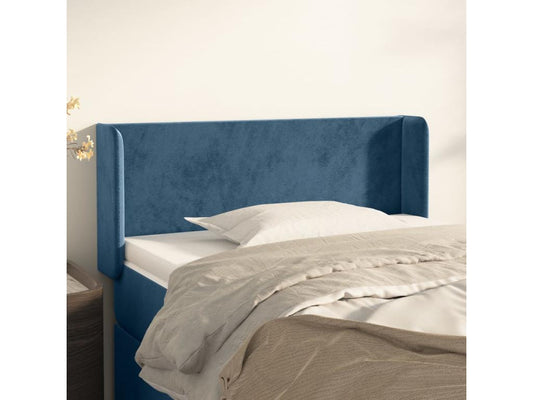 Blue Velvet Headboard, 93 x 16 x 78 cm