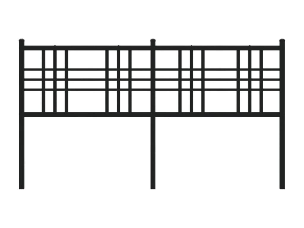 Black Metal Headboard