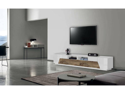White TV Stand, 260 x 43 cm