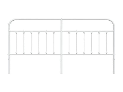 White Metal Headboard