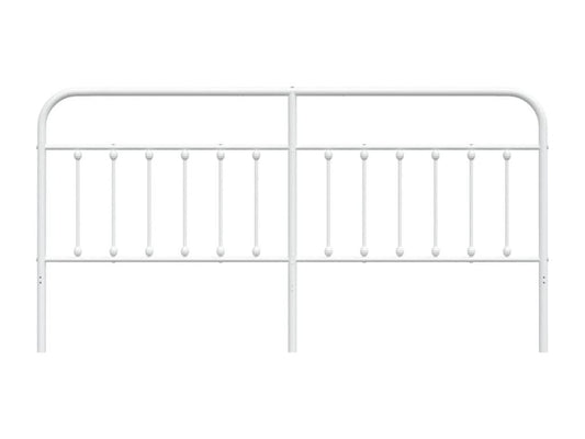 White Metal Headboard